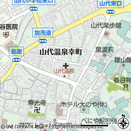 石川県加賀市山代温泉幸町6周辺の地図