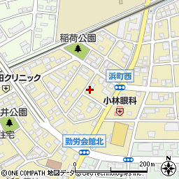 群馬県太田市浜町50-6周辺の地図
