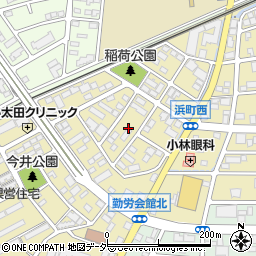 群馬県太田市浜町53周辺の地図