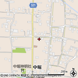 長野県安曇野市堀金烏川3650周辺の地図
