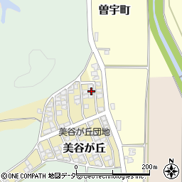 石川県加賀市美谷が丘172周辺の地図