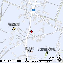 茨城県笠間市安居1763周辺の地図