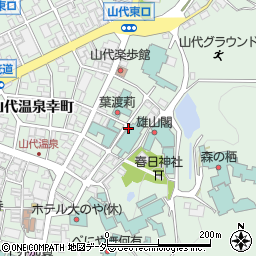 〒922-0253 石川県加賀市山代温泉東山町の地図