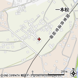 茨城県筑西市一本松1195-6周辺の地図