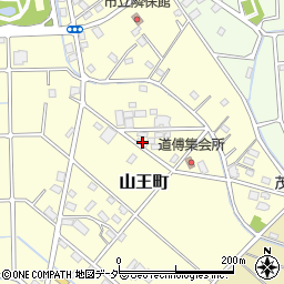 群馬県伊勢崎市山王町1495周辺の地図