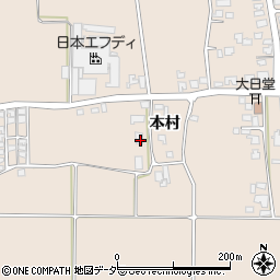 長野県安曇野市豊科本村1951周辺の地図