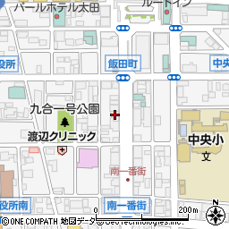 群馬県太田市飯田町周辺の地図