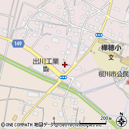 茨城県桜川市真壁町長岡368-1周辺の地図