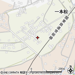 茨城県筑西市一本松1195-3周辺の地図