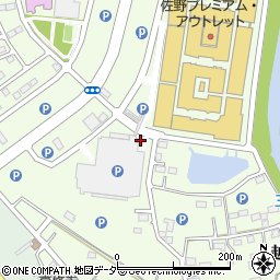 栃木県佐野市越名町1272-2周辺の地図
