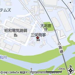 三栄商事株式会社　ミレニアムベース工場周辺の地図
