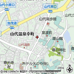 石川県加賀市山代温泉（温泉通）周辺の地図