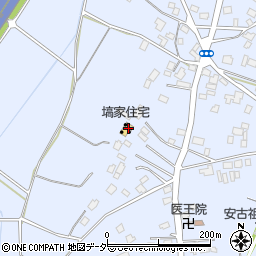 茨城県笠間市安居2009周辺の地図