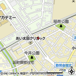 群馬県太田市浜町58-18周辺の地図