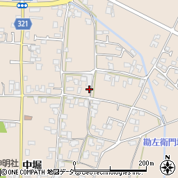 長野県安曇野市堀金烏川3869周辺の地図