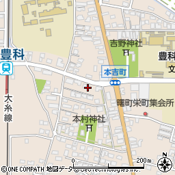 長野県安曇野市豊科本村2259周辺の地図