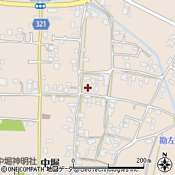 長野県安曇野市堀金烏川3871周辺の地図