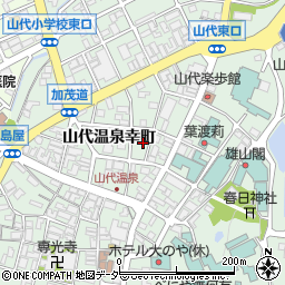 石川県加賀市山代温泉幸町9周辺の地図