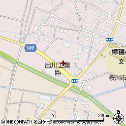 茨城県桜川市真壁町長岡368-18周辺の地図