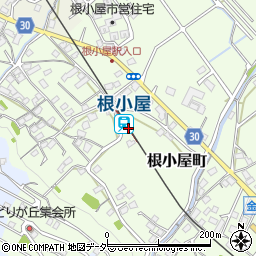 群馬県高崎市周辺の地図