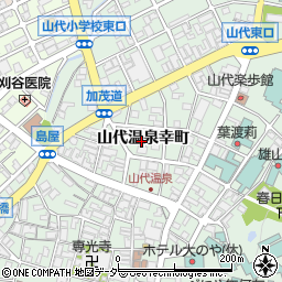 石川県加賀市山代温泉幸町47周辺の地図