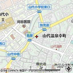 石川県加賀市山代温泉幸町71周辺の地図