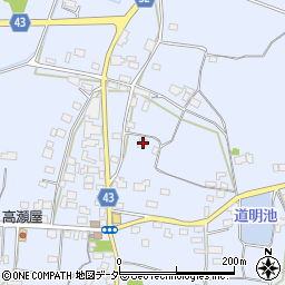 茨城県笠間市安居1286周辺の地図