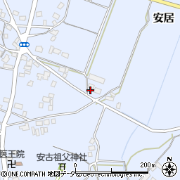 茨城県笠間市安居1795周辺の地図