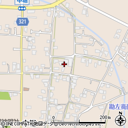 長野県安曇野市堀金烏川3872周辺の地図