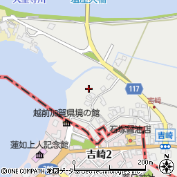 石川県加賀市吉崎町ヘ周辺の地図