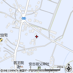 茨城県笠間市安居1774周辺の地図