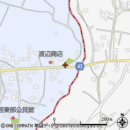 茨城県笠間市安居1082周辺の地図