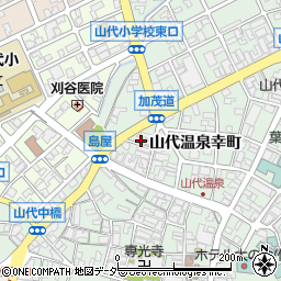 石川県加賀市山代温泉幸町75周辺の地図