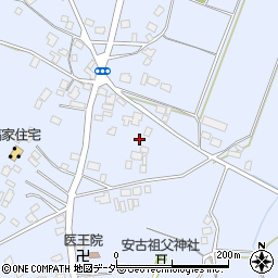 茨城県笠間市安居1775周辺の地図