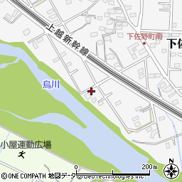 群馬県高崎市下佐野町1050周辺の地図