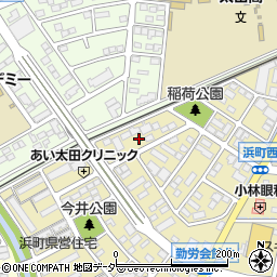 群馬県太田市浜町58周辺の地図