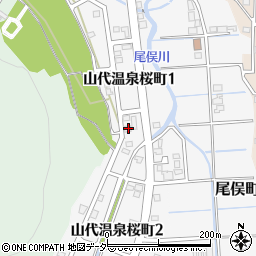 石川県加賀市山代温泉桜町1丁目89周辺の地図