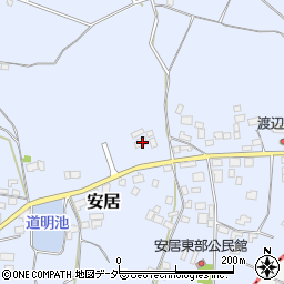 茨城県笠間市安居797周辺の地図