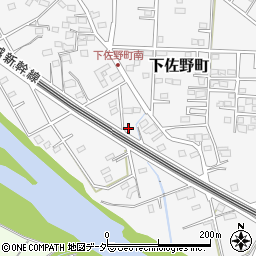 群馬県高崎市下佐野町1080周辺の地図