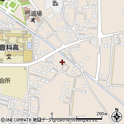長野県安曇野市豊科2454周辺の地図
