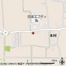長野県安曇野市豊科本村1968-1周辺の地図