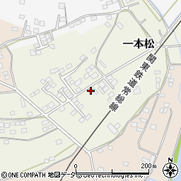 茨城県筑西市一本松1190周辺の地図