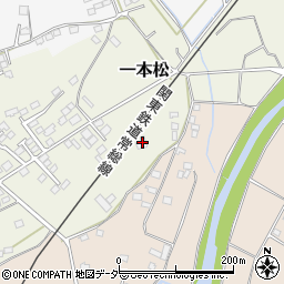 茨城県筑西市一本松1171-2周辺の地図