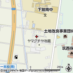 茨城県筑西市一本松665-5周辺の地図