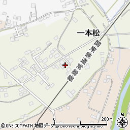 茨城県筑西市一本松1186周辺の地図