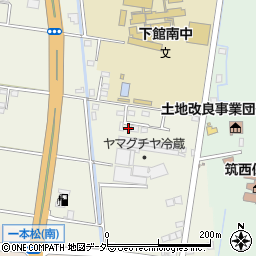 茨城県筑西市一本松665-4周辺の地図