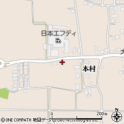 長野県安曇野市豊科本村1947周辺の地図