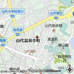 石川県加賀市山代温泉幸町15周辺の地図