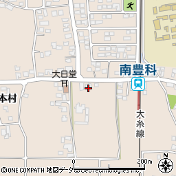長野県安曇野市豊科1888周辺の地図