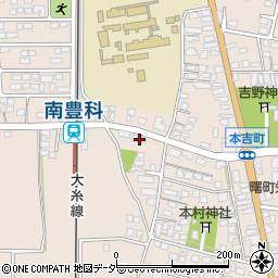長野県安曇野市豊科本村2245周辺の地図